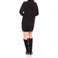 Karen Kane - Faux Wrap Turtleneck Dress
