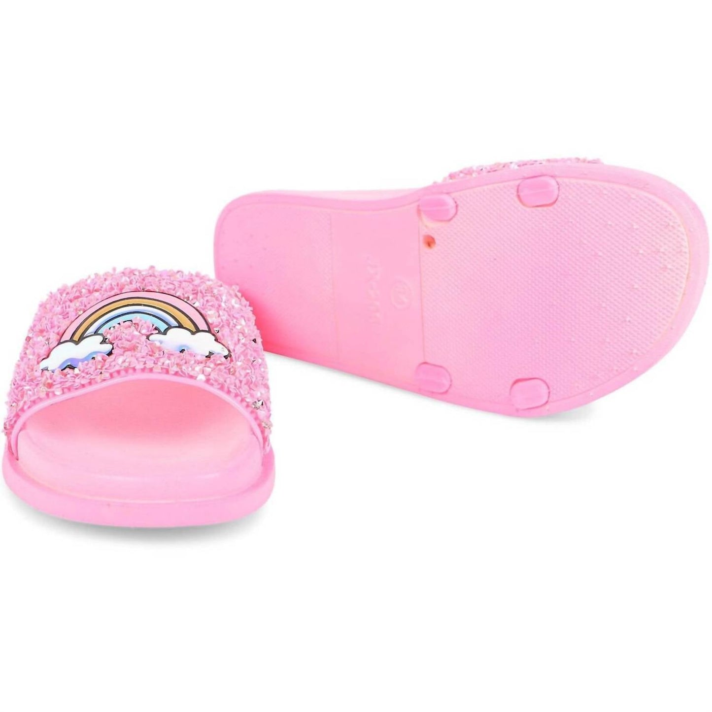 Lola + The Boys - Girls Glitter Unicorn Slides