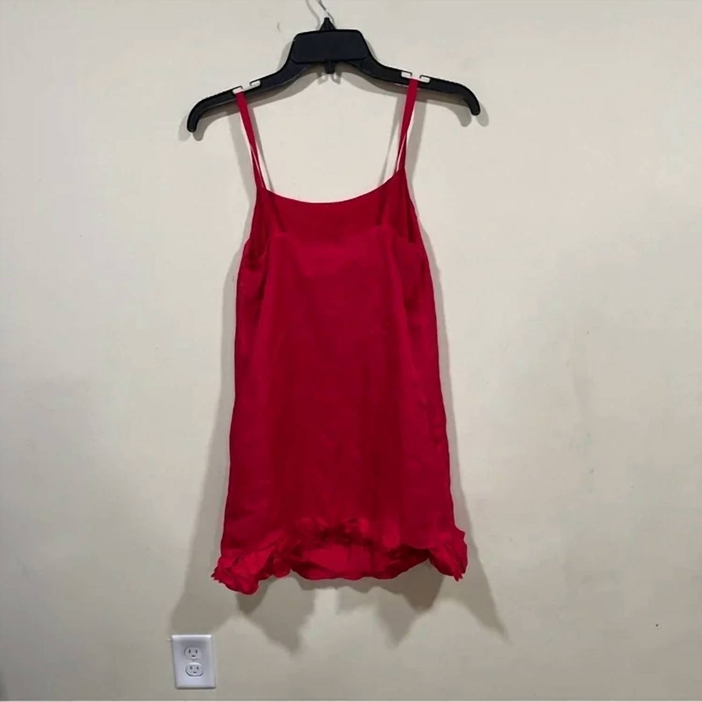 Alice + Olivia - Ruffle Hem Slip Dress