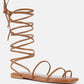 Rag Company - Women's Amatha Essential Toe Ring Summer Leather Flats