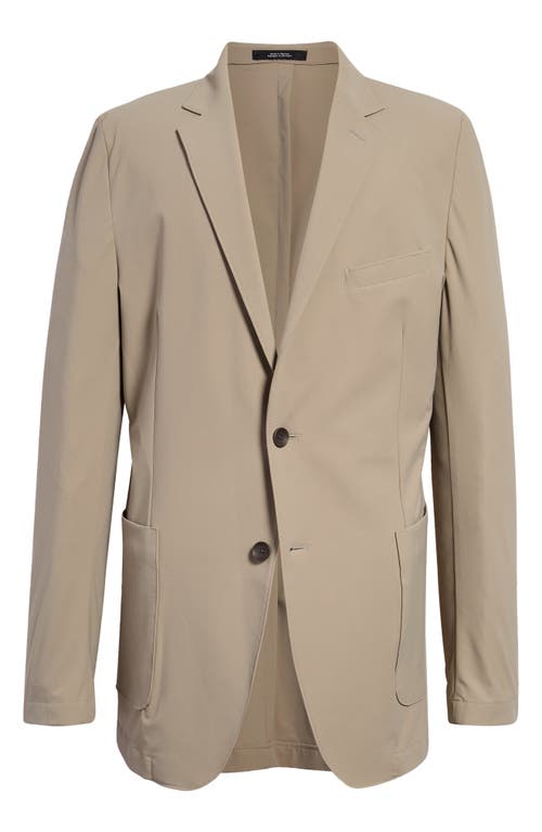 Nordstrom Trim Fit Travel Sport Coat - Tan Ermine