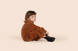 Omamimini - Kids' Corduroy Mechanic Jumpsuit