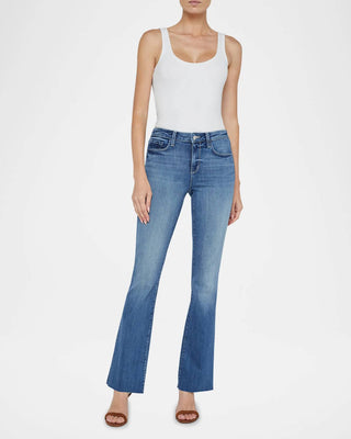 L'Agence - Sneeki Low Rise Sneaker Straight Leg Jean