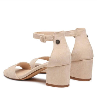 Xti - Women's Block Heel Suede Sandals