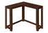 Corner Accent Console Table For Entryway, Contemporary & Modern - Cherry