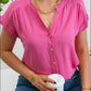 Blu Pepper - Short Roll Sleeve Button Down Shirt
