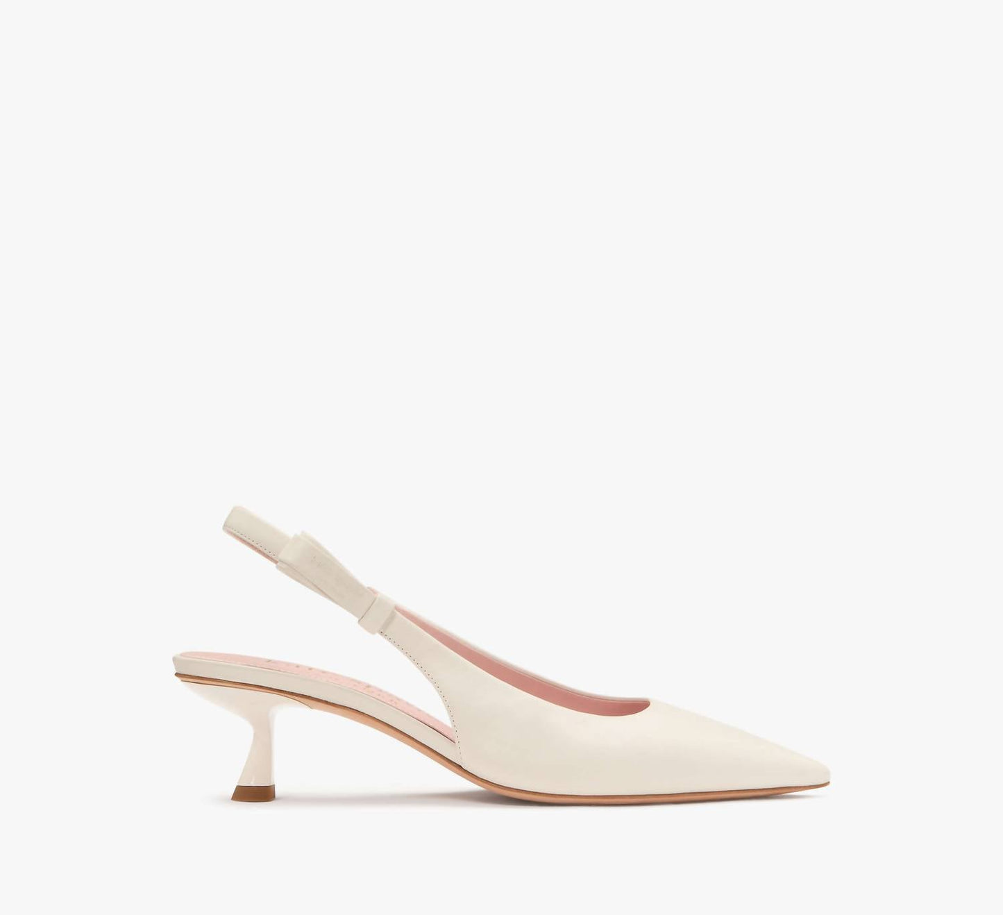 Kate Spade - Riley Slingback Smooth Leather Kitten Heel