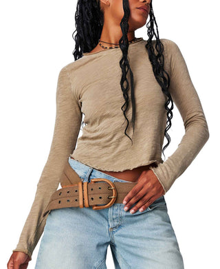 Free People - Be My Baby Long Sleeve Shirt