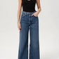 Agolde - Dame High Rise Wide Leg Cut Hem Jean