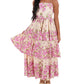 Flying Tomato - Sweet Stroll Floral Midi Dress