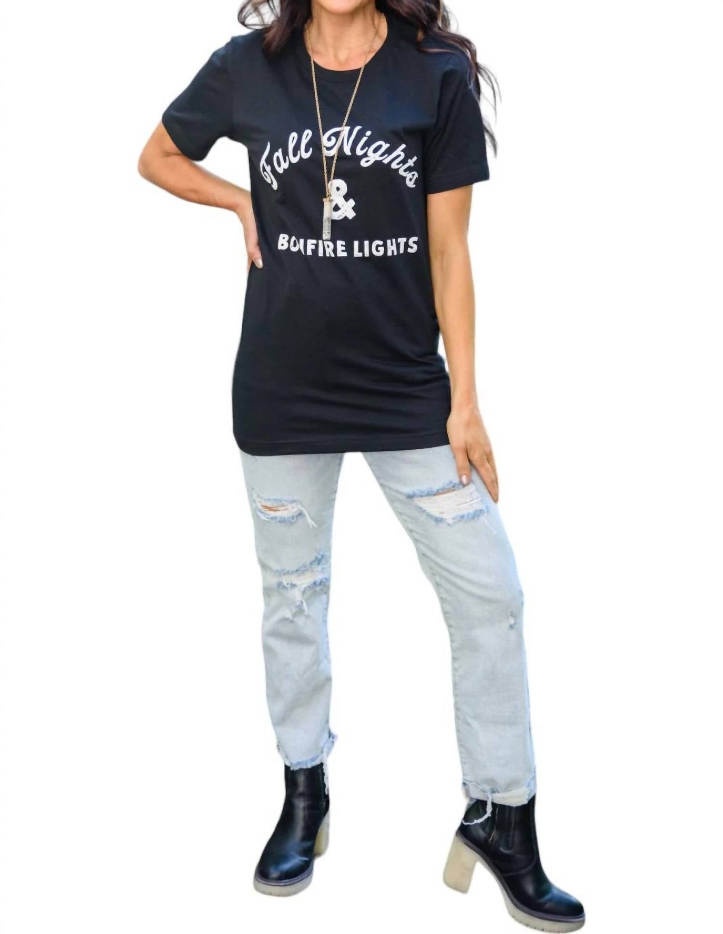 123 Amore - Fall Nights Graphic T-Shirt