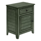 Accent Nightstand, Storage Drawer, Transitional
