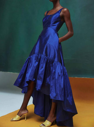 Amsale - Taffeta High Low Dress