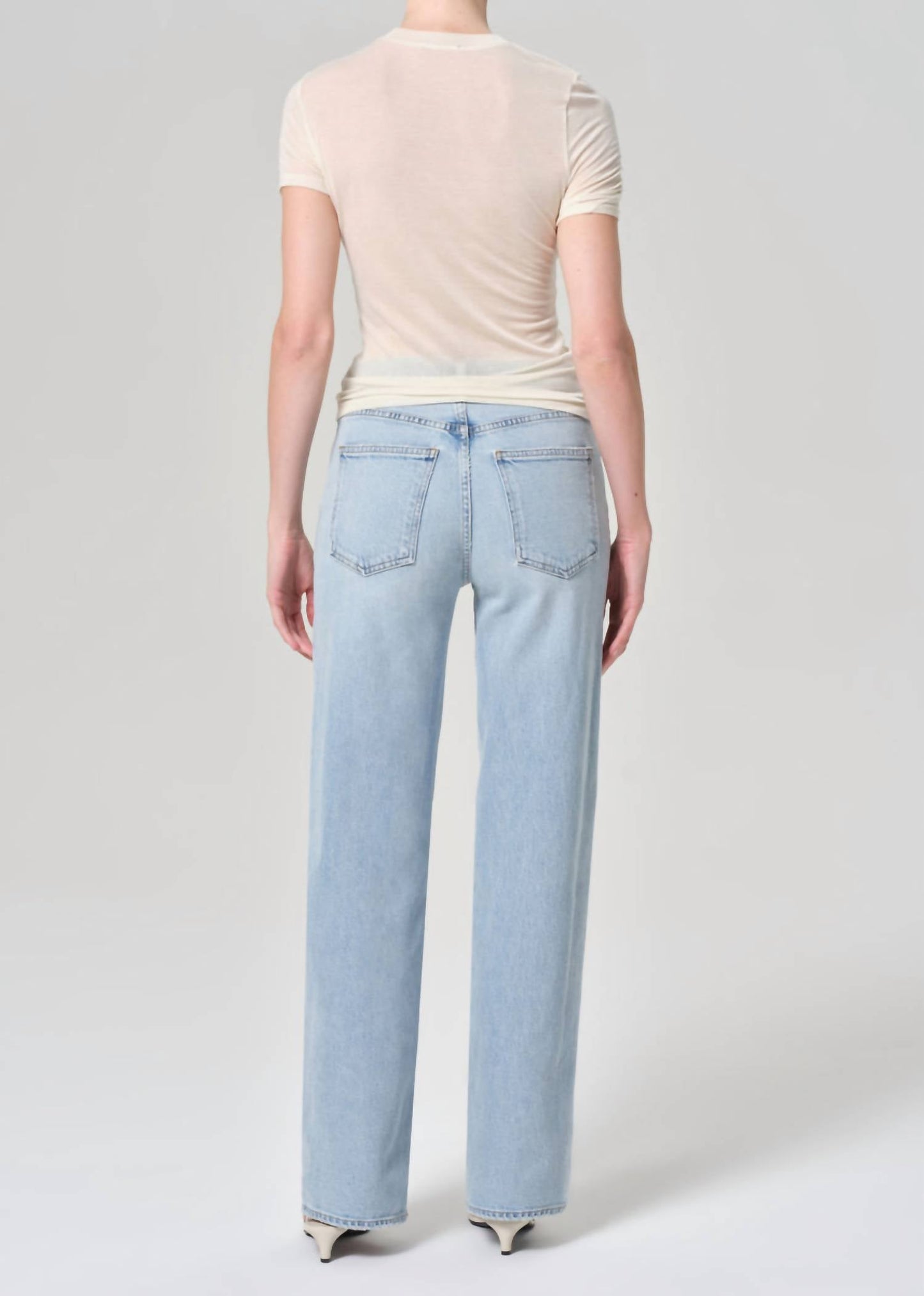 Agolde - Harper Mid Rise Relaxed Straight Jean