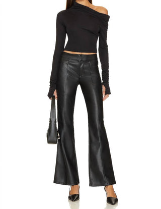 Free People - Uptown High Rise Vegan Leather Pants