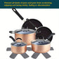 12 Piece Multi Size Felt Pot and Pan Protectors for Stacking
