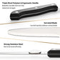 12 Piece Carbon Steel Kitchen Knife Set with Abs Handles