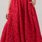 Sugarlips - Arielle Jacquard Belle Strapless Maxi Dress