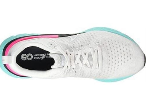 Nike Men's React Infinity Run FK 2 Running Shoes Platinum/White