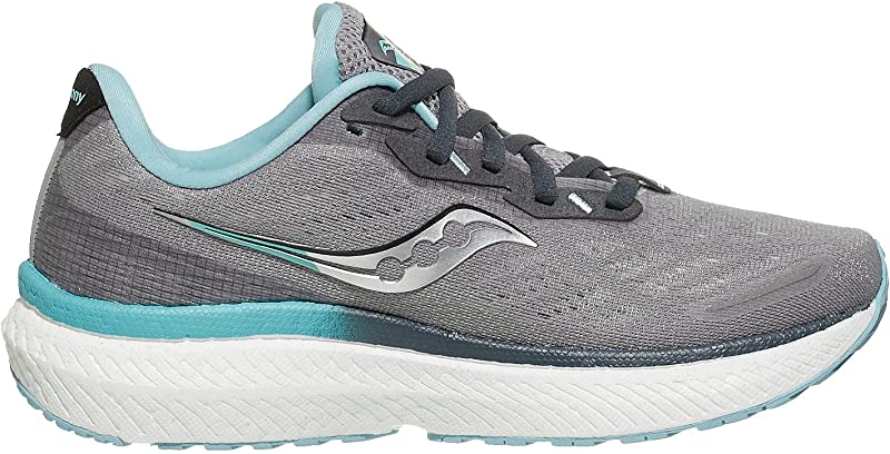 Saucony Women's Triumph 19 Running Shoes Alloy/Powder