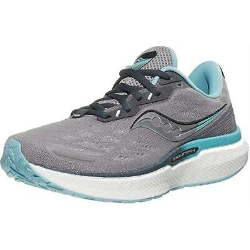 Saucony Women's Triumph 19 Running Shoes Alloy/Powder