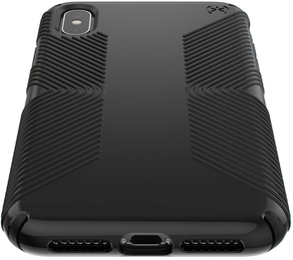 Speck Presidio Glossy Grip Designed for Impact Case for iPhone Xs Max - Glossy Black