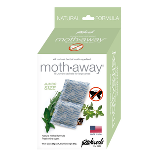 Moth Away Sachets Nontoxic (White 2.25" x 2.25")