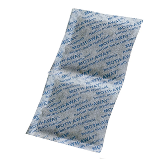 Moth Away Sachets Nontoxic (White 2.25" x 2.25")