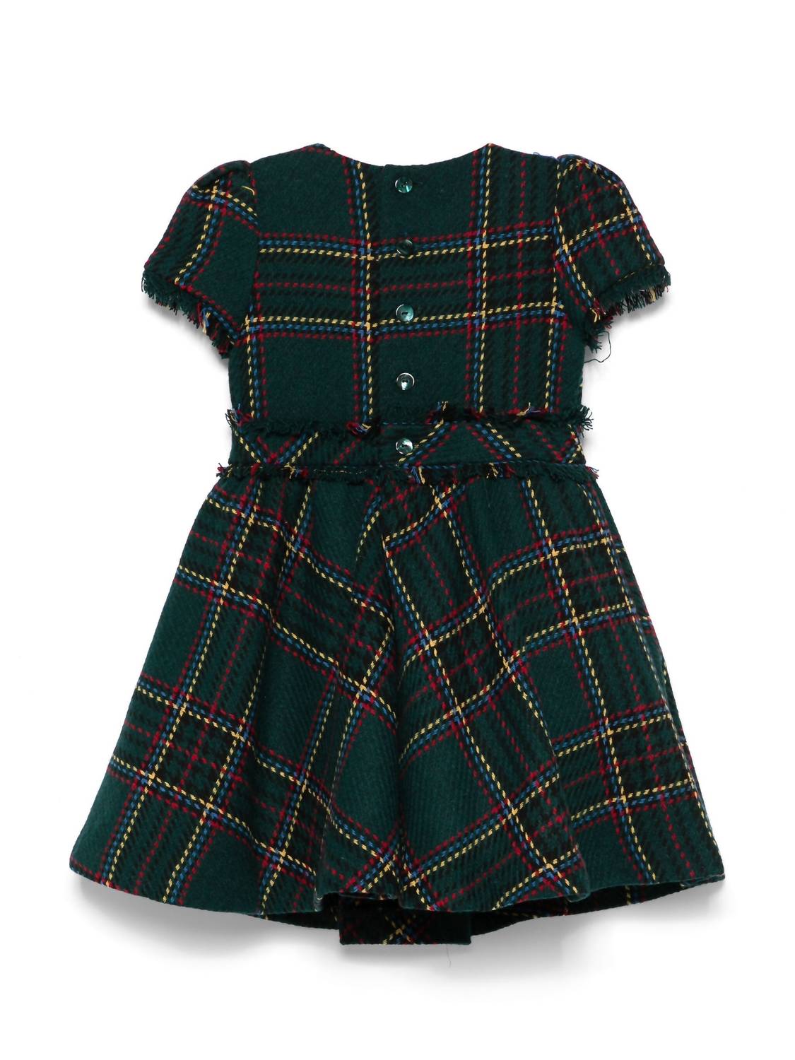 Abel & Lula - Girls Check-Pattern Tweed Dress