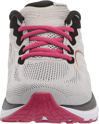 Saucony Women's Ride 14 Running Shoes Fog/Cherry