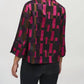 Joseph Ribkoff - Geometric Print Organza Swing Jacket