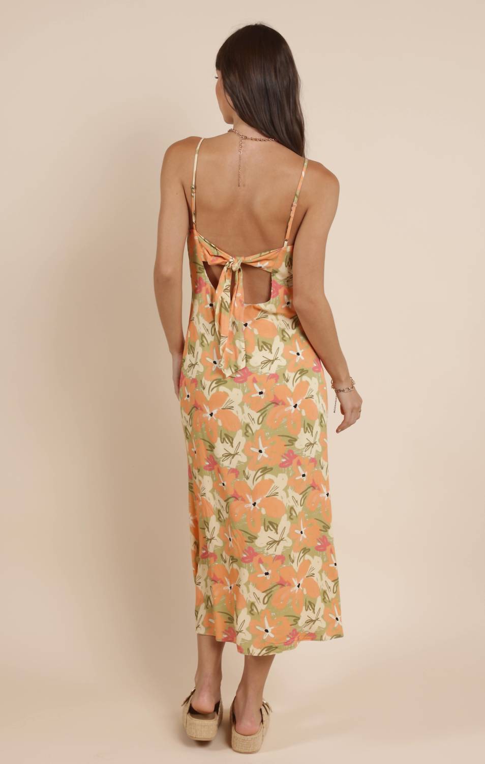Sadie & Sage - Aperitivo Back Tie Midi Dress