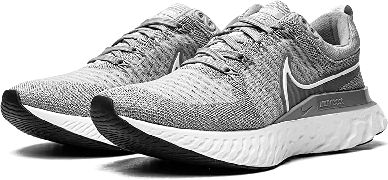 Nike Men's React Infinity Run FK 2 Running Shoes Grey/Fog/Black Size 14 D(M) US