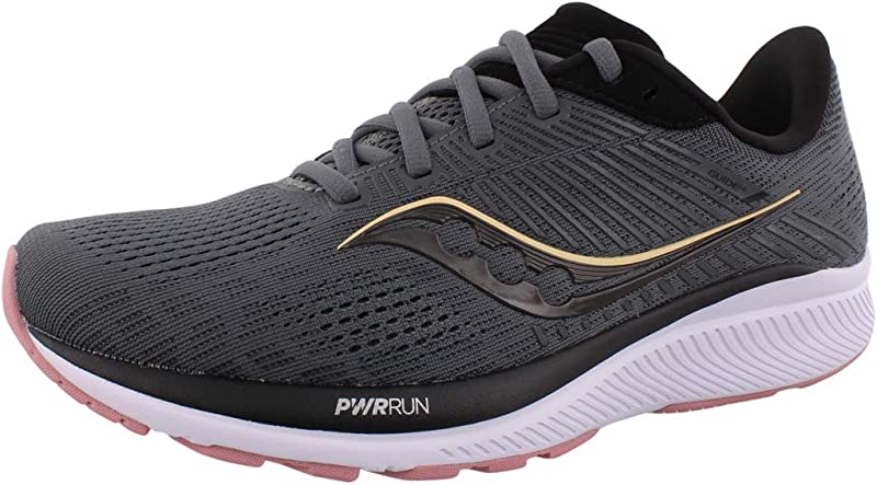 Saucony Women's Guide 14 Running Shoes Charcoal/Rose Black Size 11 B(M) Us