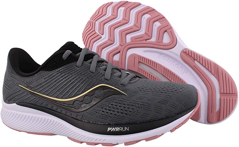 Saucony Women's Guide 14 Running Shoes Charcoal/Rose Black Size 11 B(M) Us
