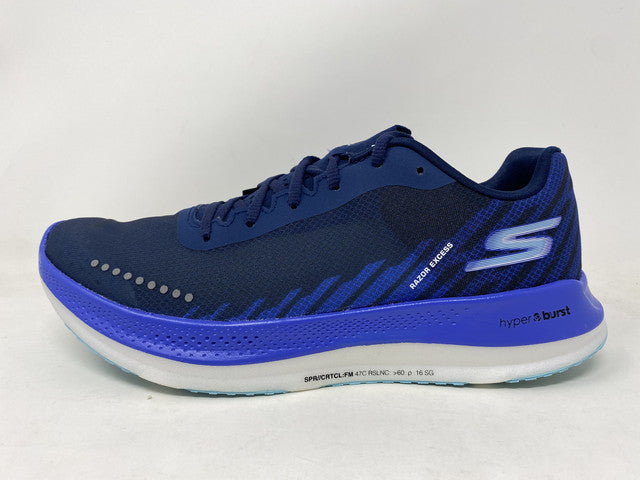 Skechers Women's Go Run Razor Excess Running Shoes Black/Blue