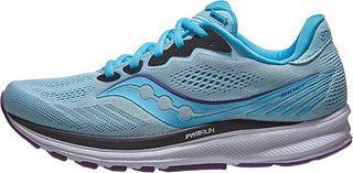 Saucony Women's Ride 14 Running Shoes Powder/Concord Blue Size 5.5 B(M) Us