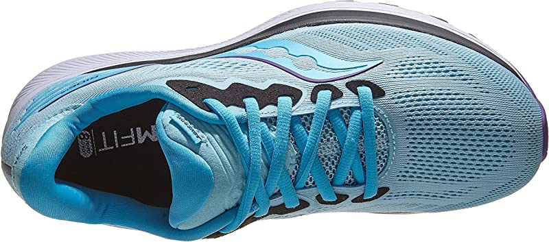 Saucony Women's Ride 14 Running Shoes Powder/Concord Blue Size 5.5 B(M) Us