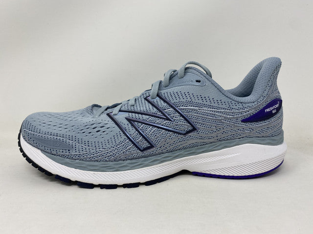 New Balance Men's X 860 V12 Running Shoes Light Aluminum/Violet Size 11.5 D(M) US