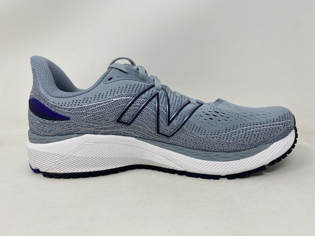 New Balance Men's X 860 V12 Running Shoes Light Aluminum/Violet Size 11.5 D(M) US