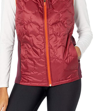 Brooks Women's Shield Hybrid Vest Merlot/Sangria Red Size (M)
