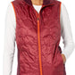 Brooks Women's Shield Hybrid Vest Merlot/Sangria Red Size (M)