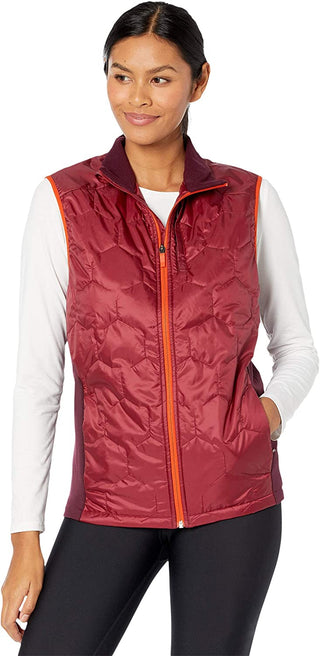 Brooks Women's Shield Hybrid Vest Merlot/Sangria Red Size (M)