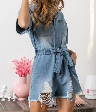 Bibi - Debbie Denim Romper
