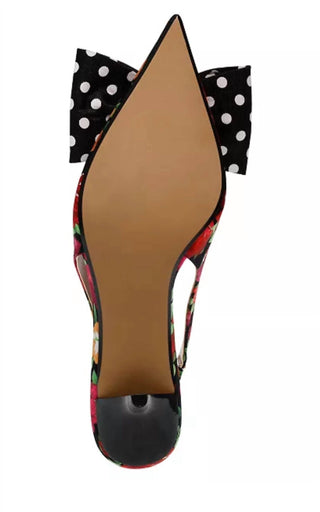 Betsey Johnson - Women's Birdy Rose Floral Slingback Heels