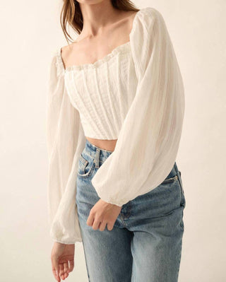 Promesa - Kendal Cropped Corset Top