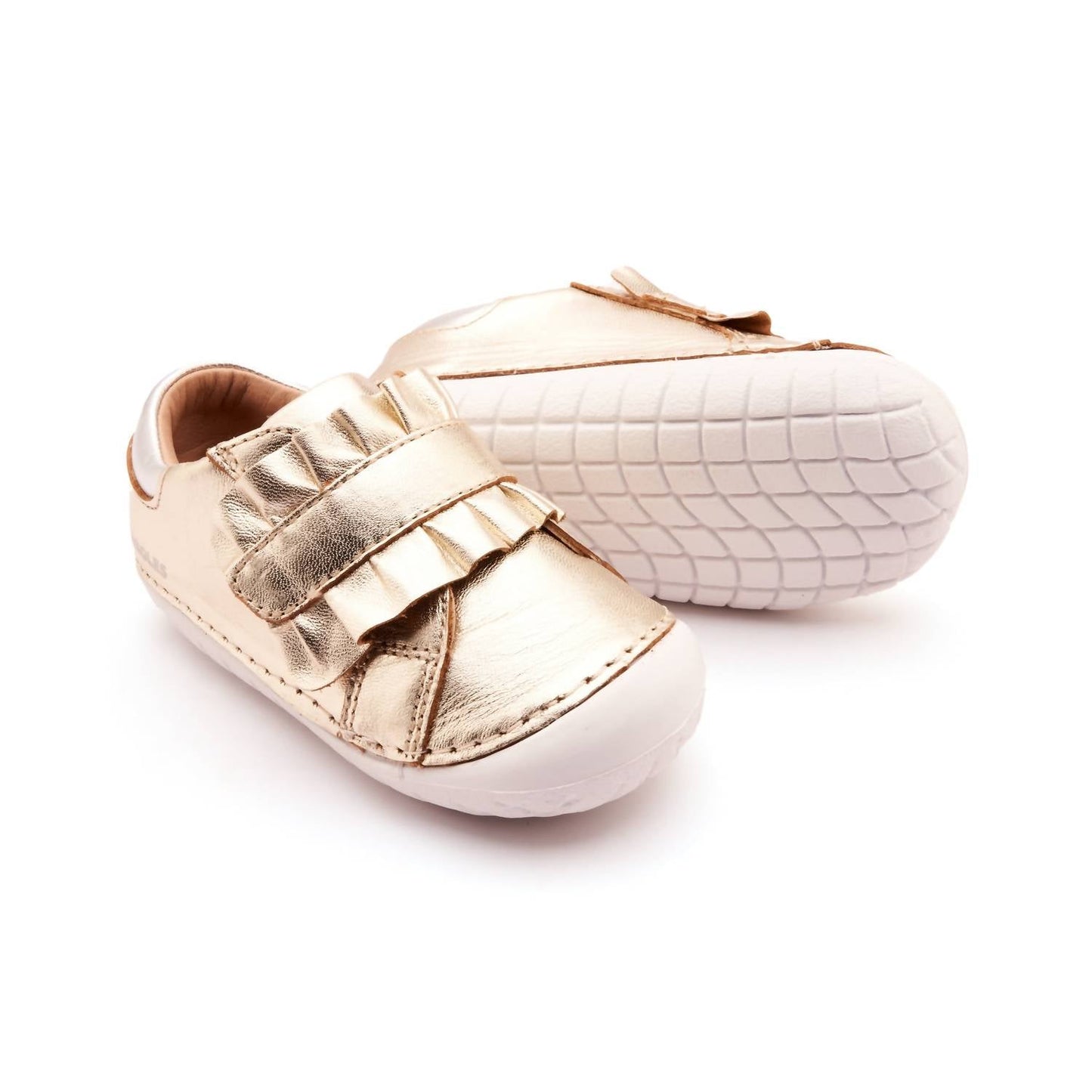 Oldsoles - Baby's Frilly Pave Sneakers