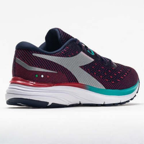 Diadora Men's Mythos Blushield 6 Running Shoe Blue Corsair/Lychee