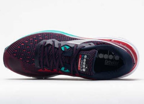 Diadora Men's Mythos Blushield 6 Running Shoe Blue Corsair/Lychee