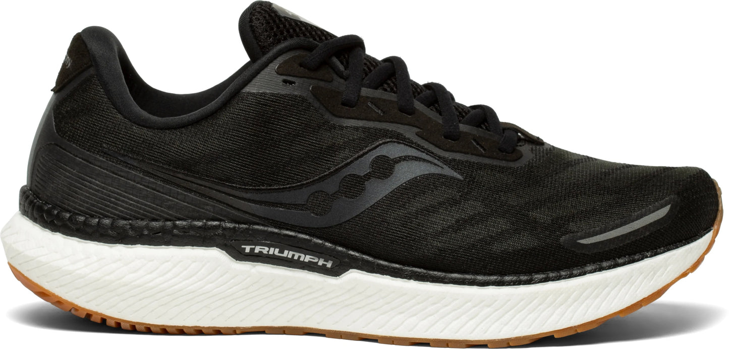 Saucony Men's Triumph 19 Running Shoes Black/Gum